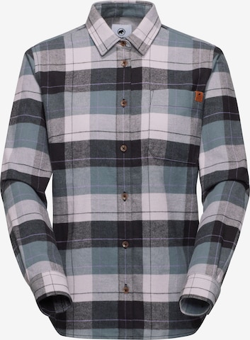 MAMMUT Funktionsbluse ‘Trovat’ in Blau: Vorderseite