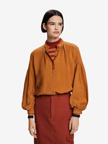 ESPRIT Blouse in Bruin: voorkant