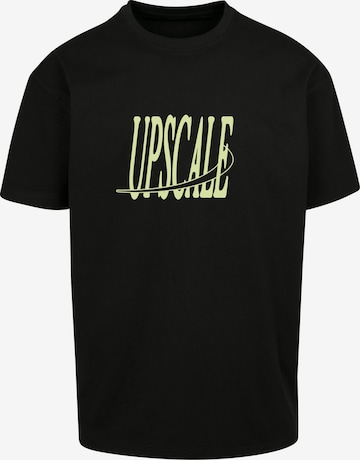 MT Upscale Shirt 'Fortune Cranes' in Black: front