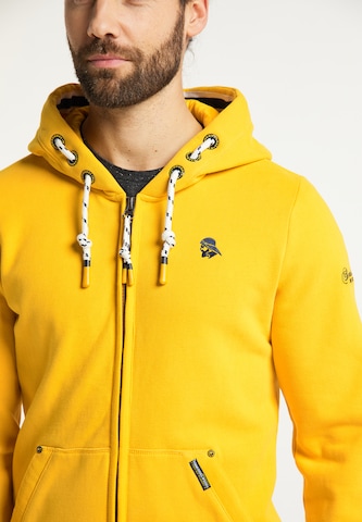 Schmuddelwedda Sweatvest in Geel