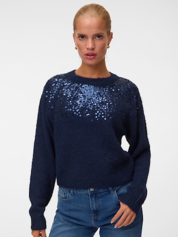 VERO MODA Pullover 'VMNOVAH' in Blau: Vorderseite