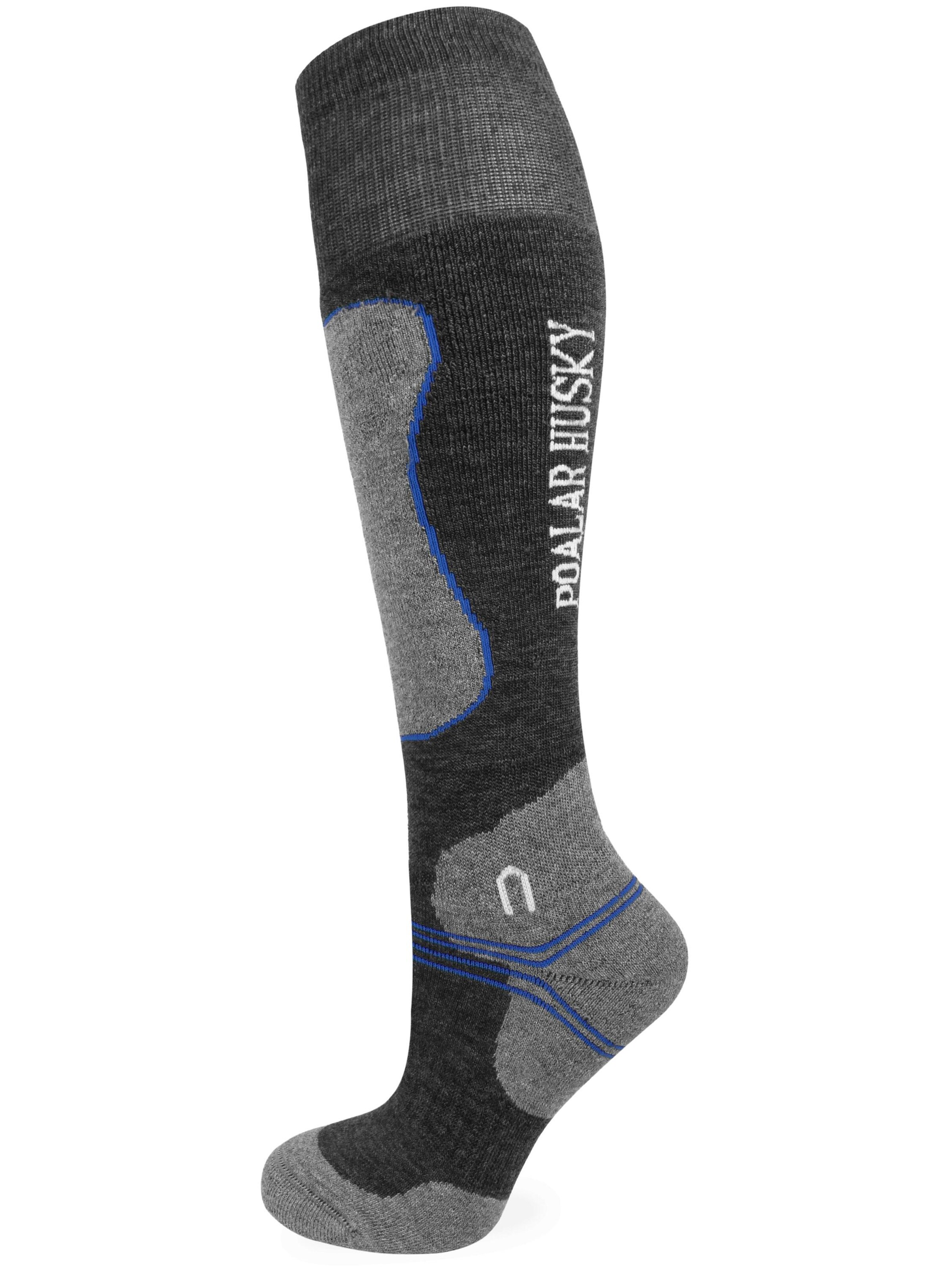 Chaussettes montantes Polar Husky en gris
