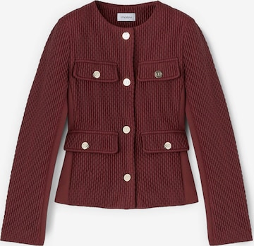 Veste mi-saison MOTIVI en rouge : devant