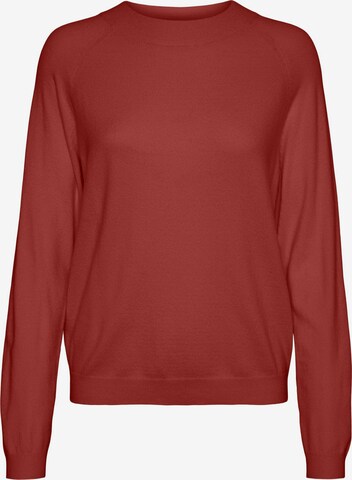 Pull-over 'HAPPINESS' VERO MODA en rouge : devant