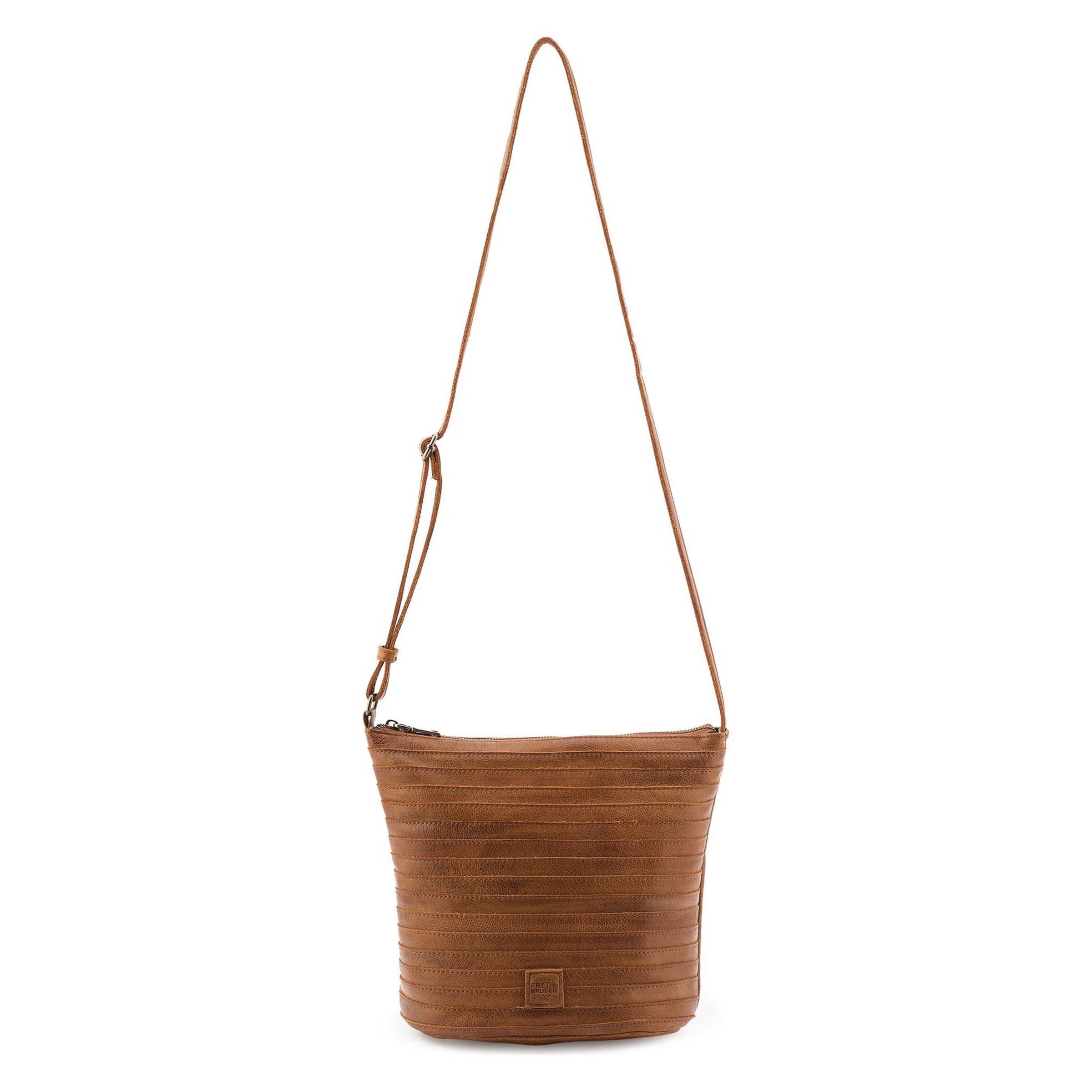 Borsa a tracolla 'Gürtelinchen' di FREDsBRUDER in marrone: frontale