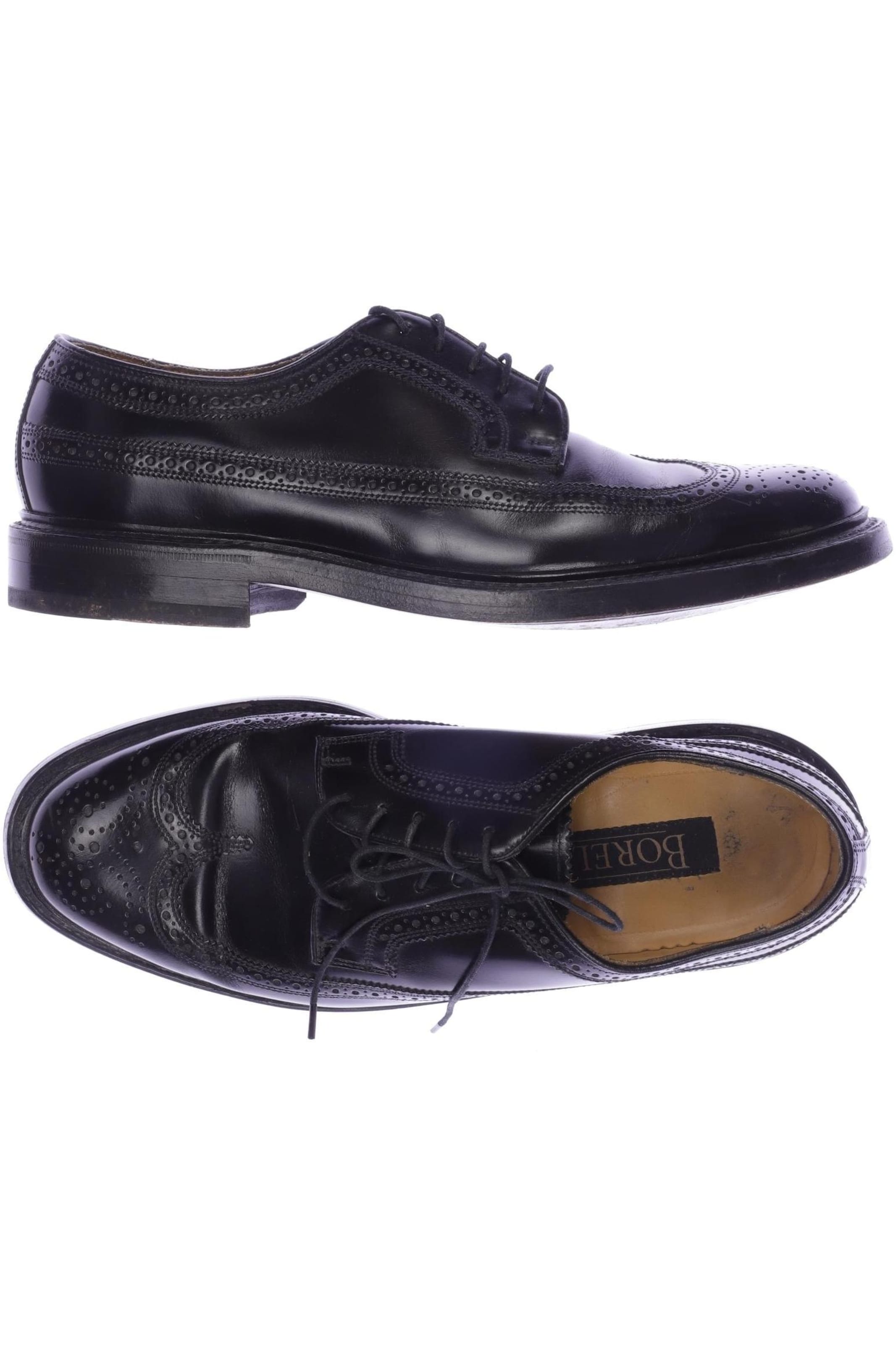 Borelli Flats & Loafers in 40 in Black: front