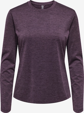T-shirt fonctionnel 'ONPCORE' ONLY PLAY en violet : devant