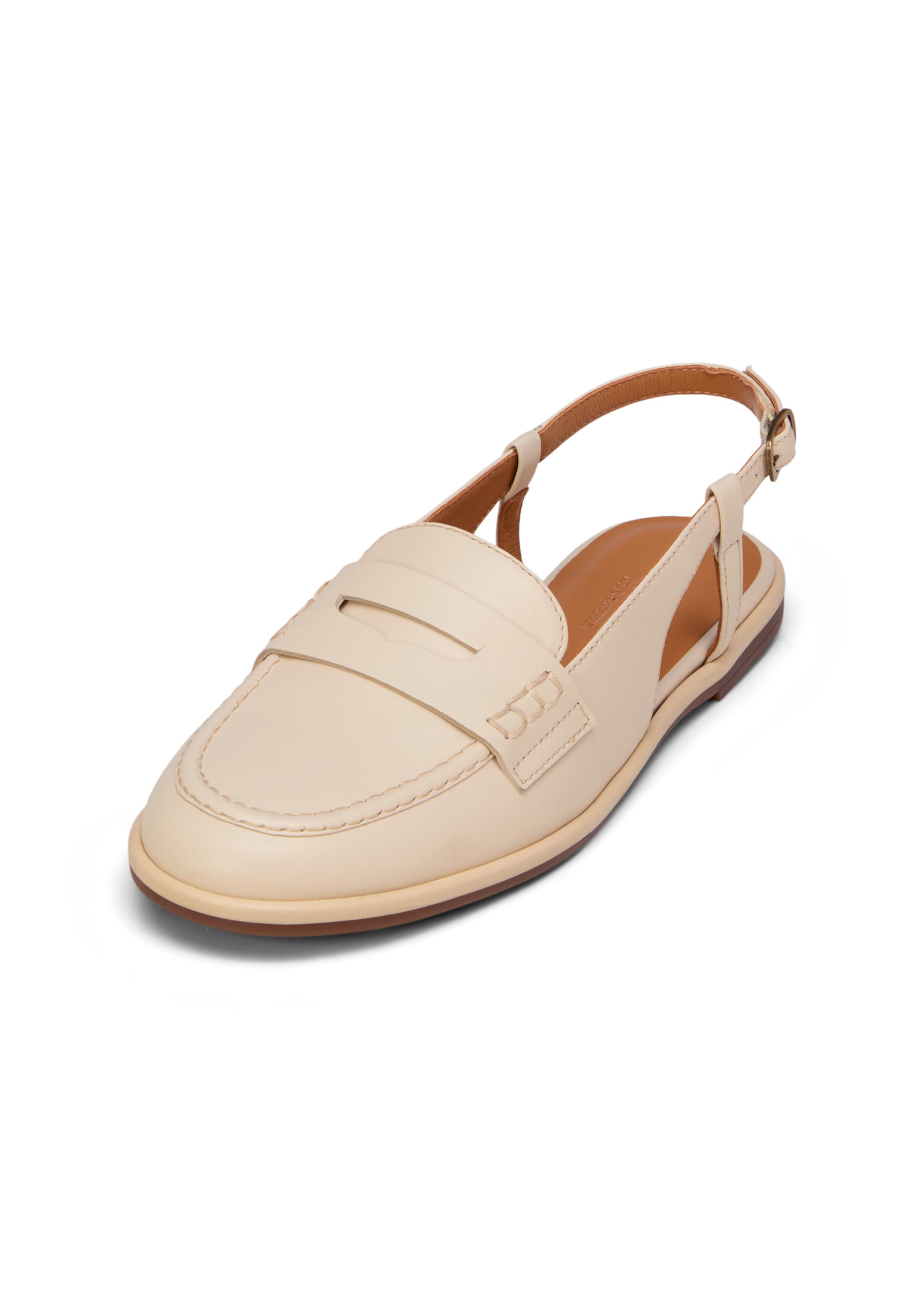 Marc O'Polo Slipper 'Alva' in Beige: Vorderseite