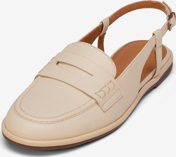 Marc O'Polo Instappers 'Alva' in Beige: voorkant