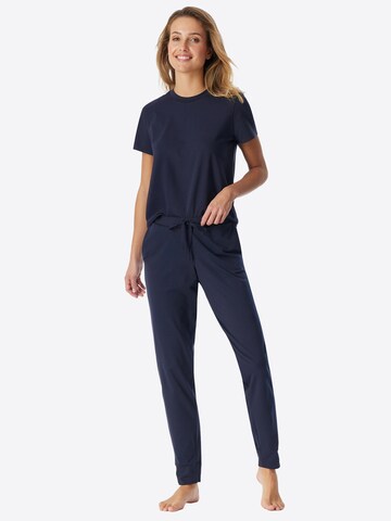 Pantalon de pyjama ' Mix & Relax ' SCHIESSER en bleu