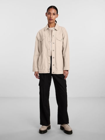 PIECES Between-Season Jacket 'Tika' in Beige