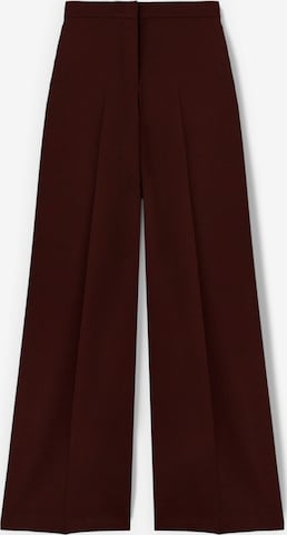 MOTIVI Wide leg Trousers in Brown: front