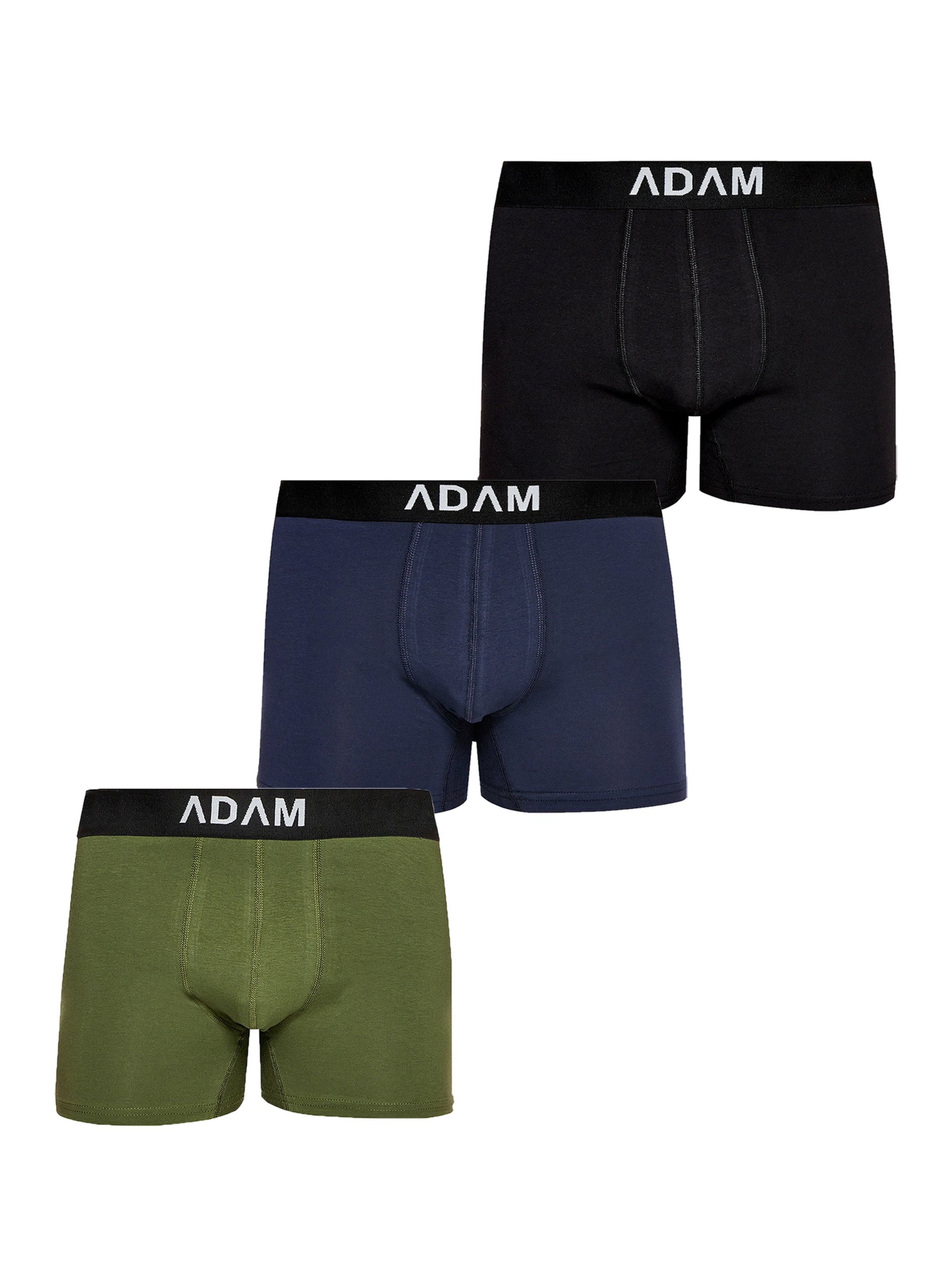 Adam Boxer shorts '3er Pack' in Green: front