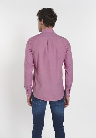 Regular fit Camicia 'Benjamin' di DENIM CULTURE in rosso