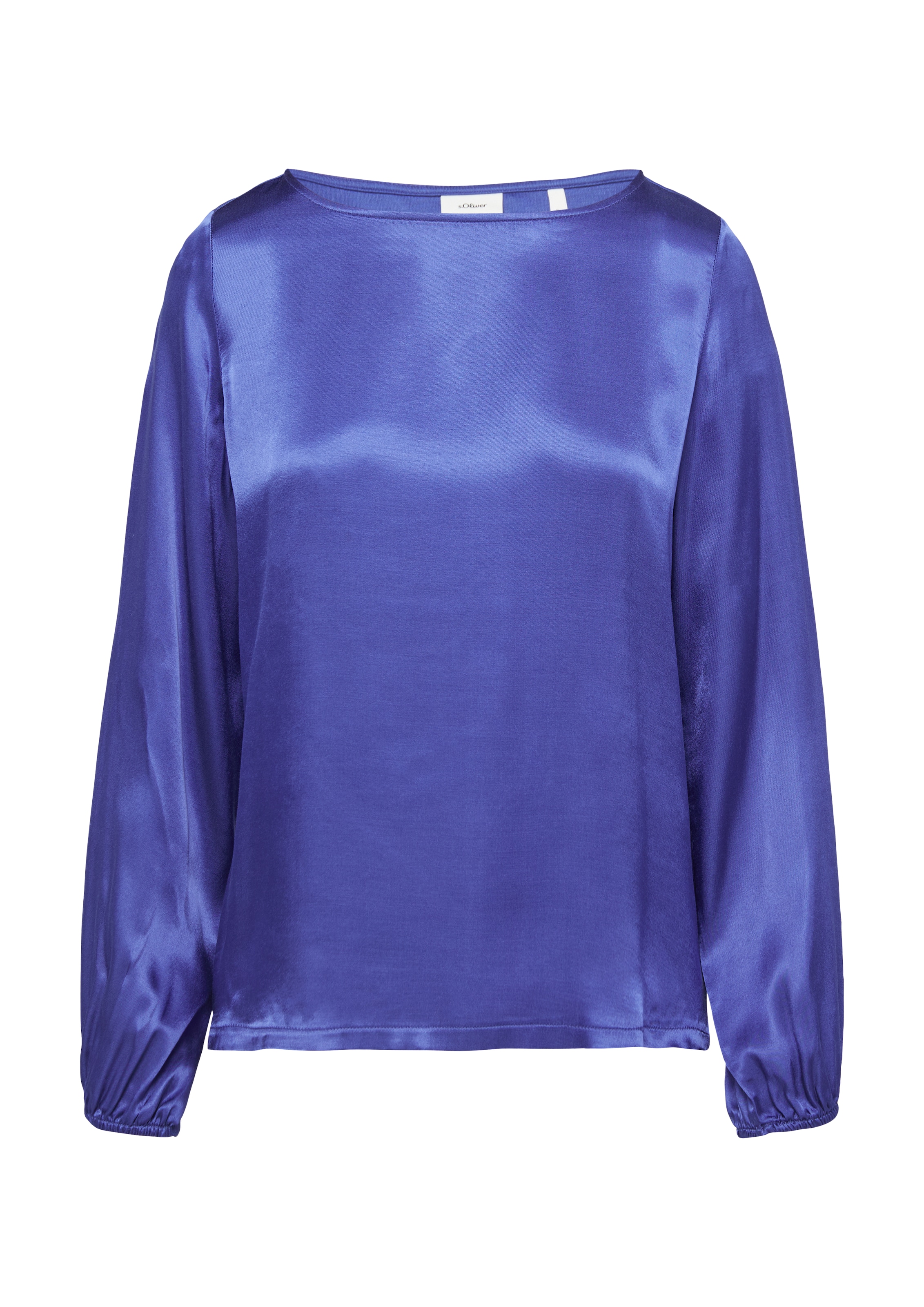 s.Oliver BLACK LABEL Bluse in Blau: Vorderseite