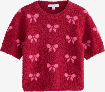 Next Пуловер в червено: отпред