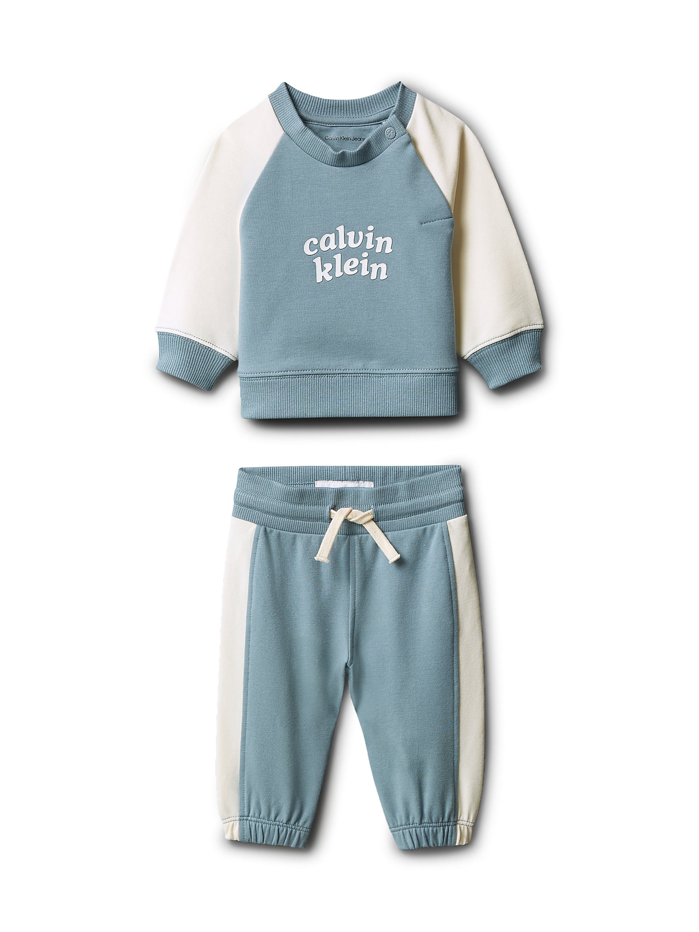 Calvin Klein Jeans Jogginganzug in Blau: Vorderseite