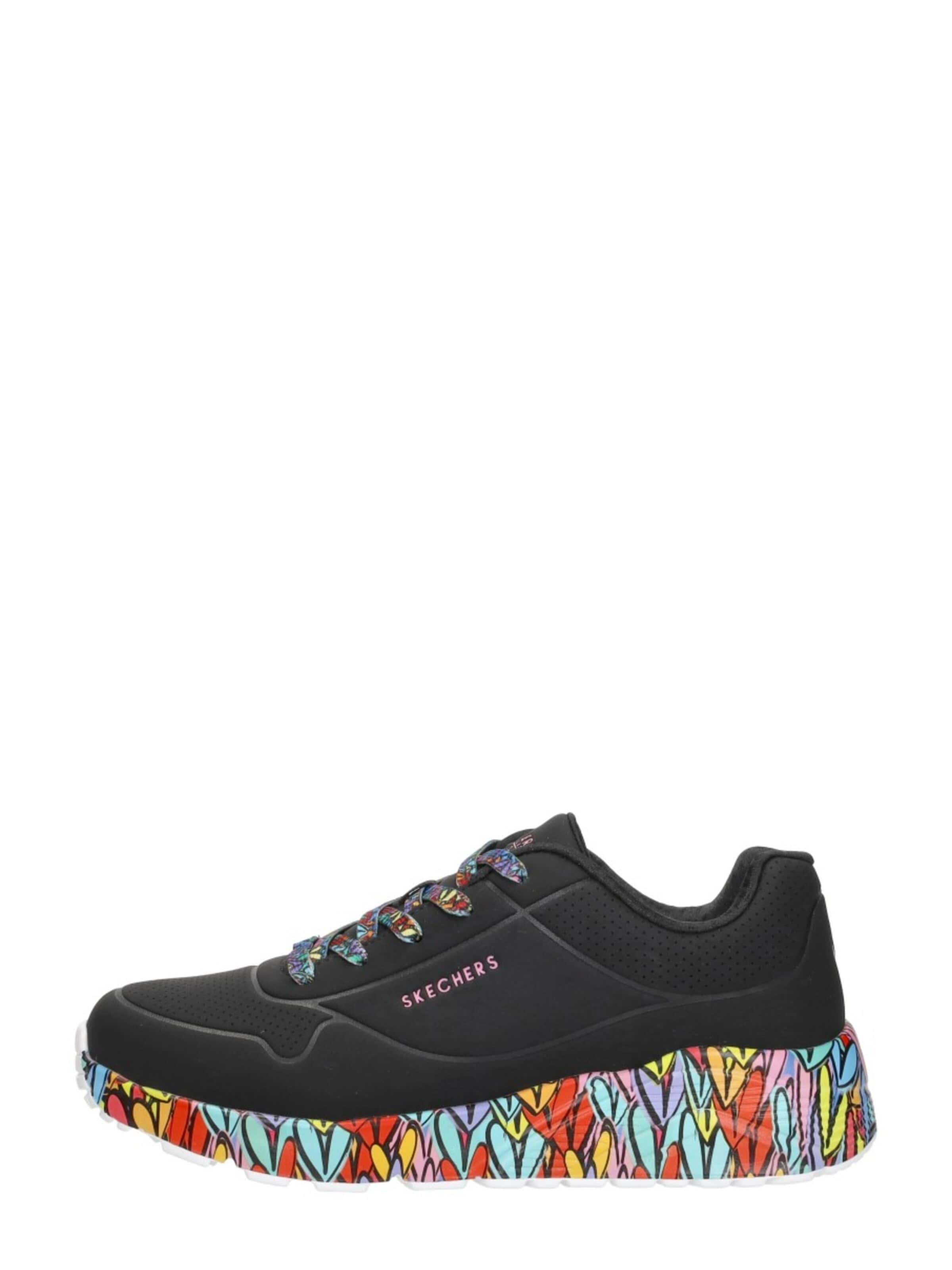 Baskets 'Uno Lite - Subtle Love' SKECHERS en noir : devant