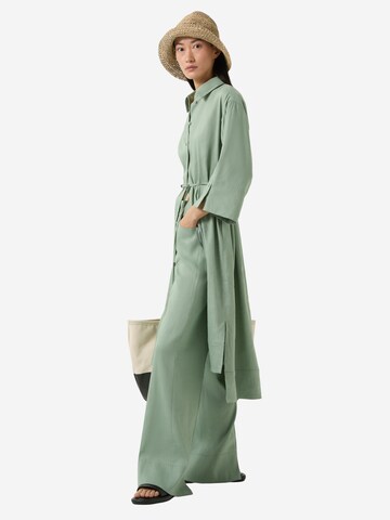 BOGNER Wide Leg Hose 'Rayen' in Grün