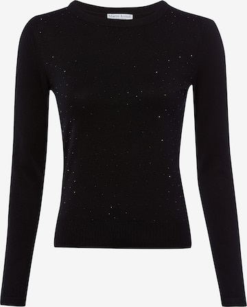 Pull-over Marie Lund en noir : devant