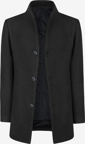YOUTHUP Winter Coat in Black: front