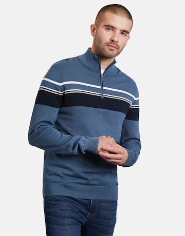 Threadbare Sweater 'Bradley' in Blue: front