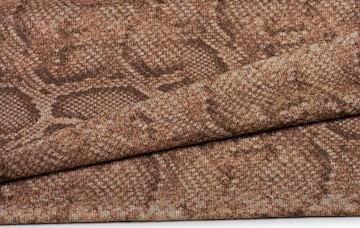 styleBREAKER Schlauchschal 'Loop Schal Glitzer Schlangen Muster' in Braun