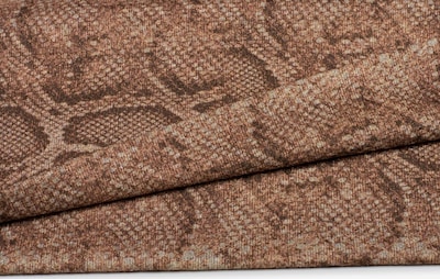 styleBREAKER Schlauchschal 'Loop Schal Glitzer Schlangen Muster' in One Size in hellbraun, Produktansicht