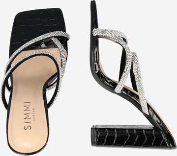 Simmi London T-Bar Sandals 'HEERA' in Black