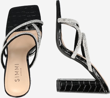 Tongs 'HEERA' Simmi London en noir