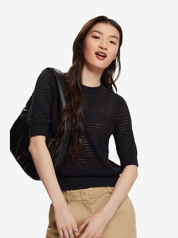 ESPRIT Sweater in Black: front