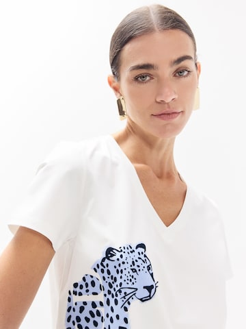 T-shirt 'Freizeit' Lola Casademunt en blanc