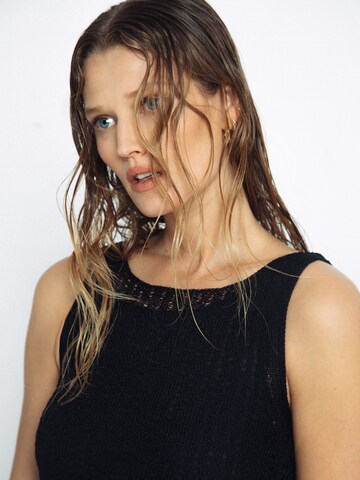 ABOUT YOU x Toni Garrn Knit dress 'Giselle' in Black