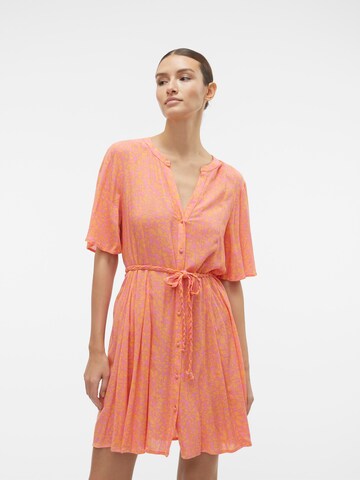 VERO MODA - Vestido camisero 'MENNY' en naranja