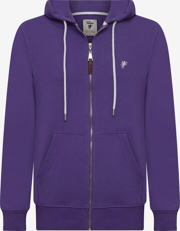 Sweat-shirt 'Sebastian' DENIM CULTURE en violet : devant