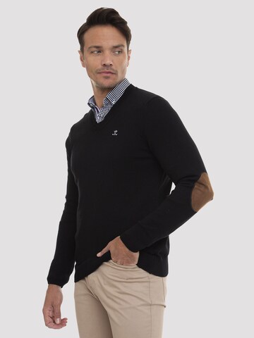 Sir Raymond Tailor Pullover 'Los Angeles' i sort: forside