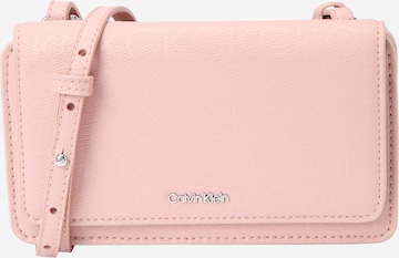 Calvin Klein Schoudertas in Roze: voorkant