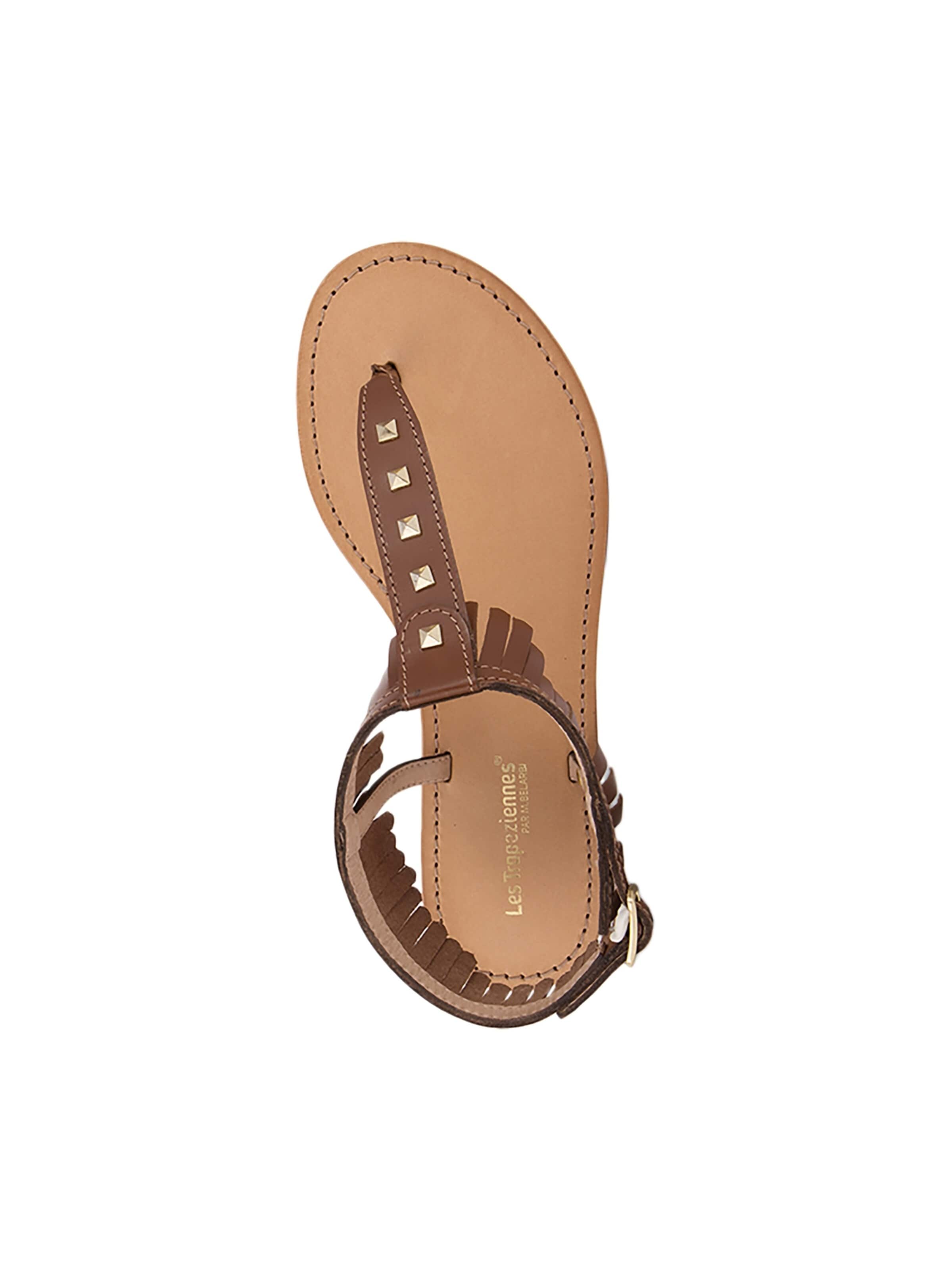 Les Tropéziennes Sandale 'Hataly-Ledersandalen'‌‌‌‌‌‌‌‌ in Braun