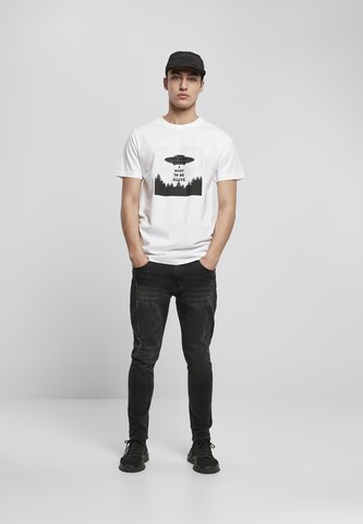 MT Men T-Shirt 'I Want To Be Alive' in Weiß