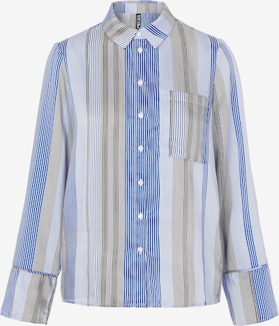 PIECES Blouse 'Sienna' in Blue / Dark blue / Black / White, Item view
