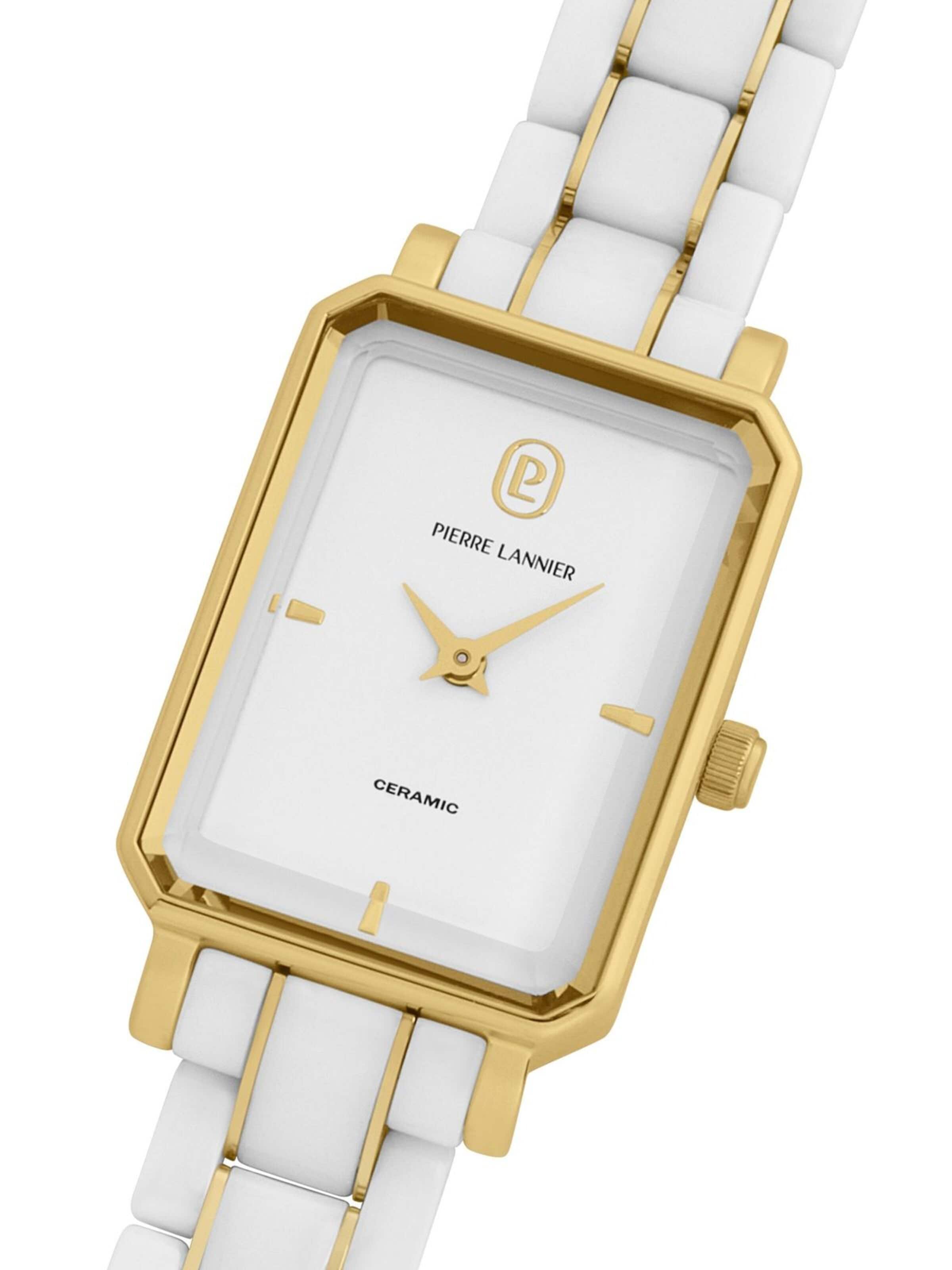 Pierre Lannier Analoog horloge 'Watch Ariane' in Wit