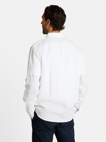 TOM TAILOR Regular fit Button Up Shirt in White