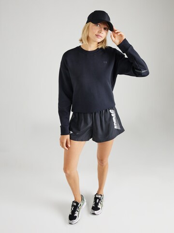 UNDER ARMOUR Sportief sweatshirt 'Unstoppable' in Zwart