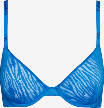 Invisible Soutien-gorge Calvin Klein Underwear en bleu : devant