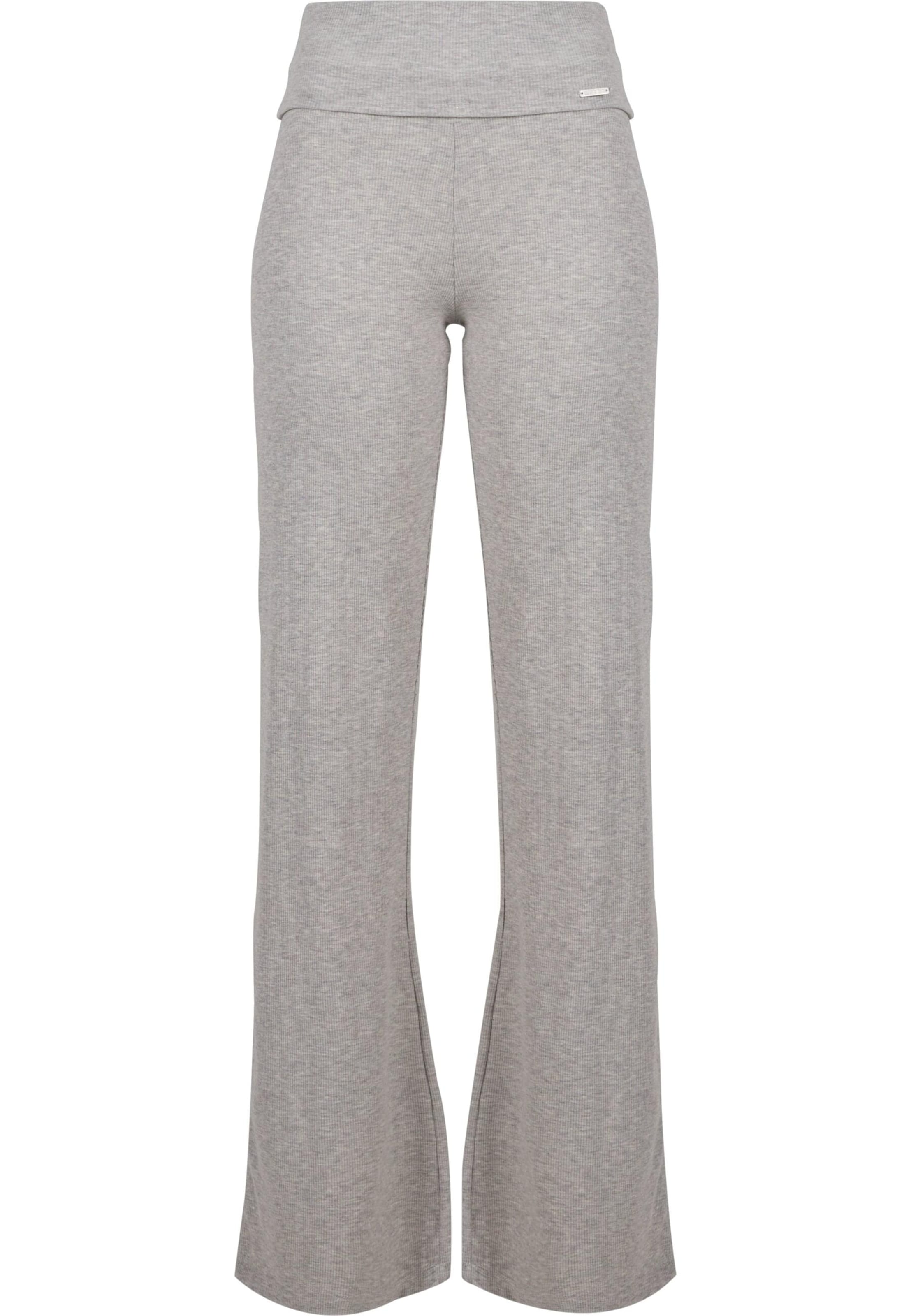 évasé Pantalon de sport 'Ease' Aim'n en gris : devant