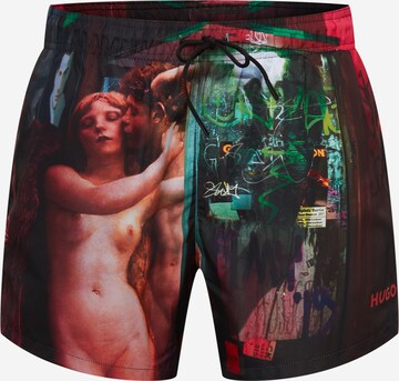 HUGO Board Shorts 'Domingo' in Mixed colors: front