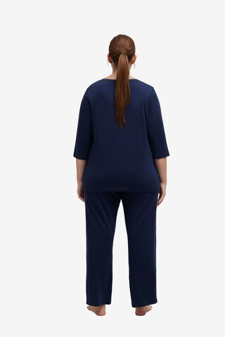 Ulla Popken Pyjama in Blau