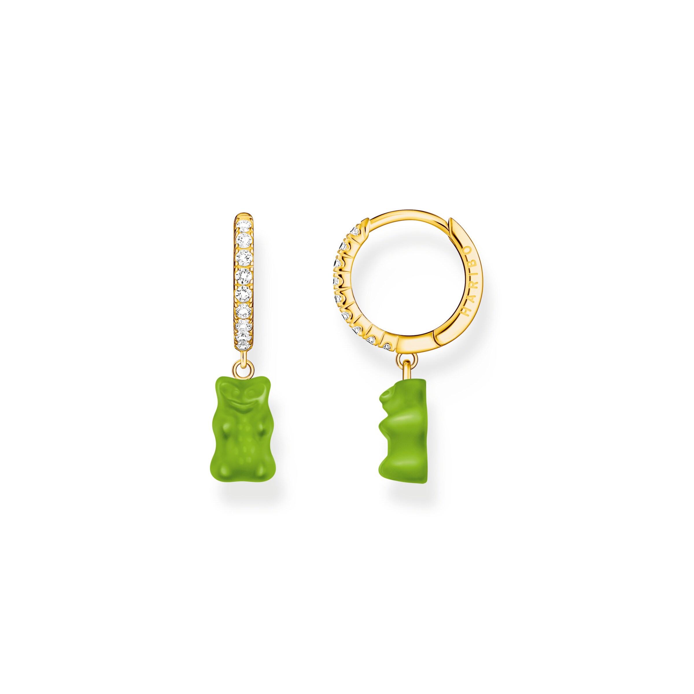Thomas Sabo Earrings in Green: front