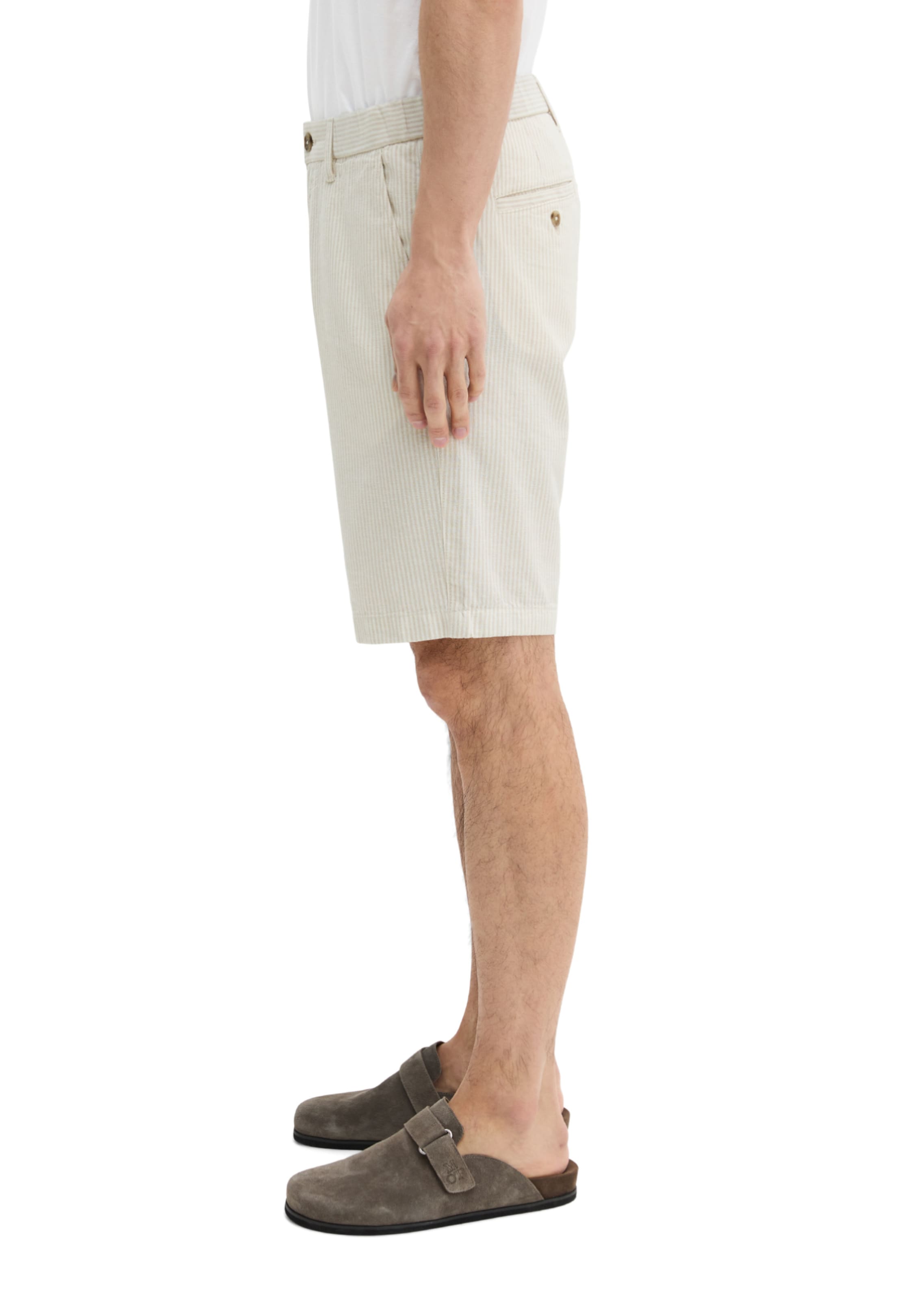 Marc O'Polo Regular Pants 'Reso' in Beige