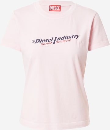 T-shirt DIESEL en rose : devant